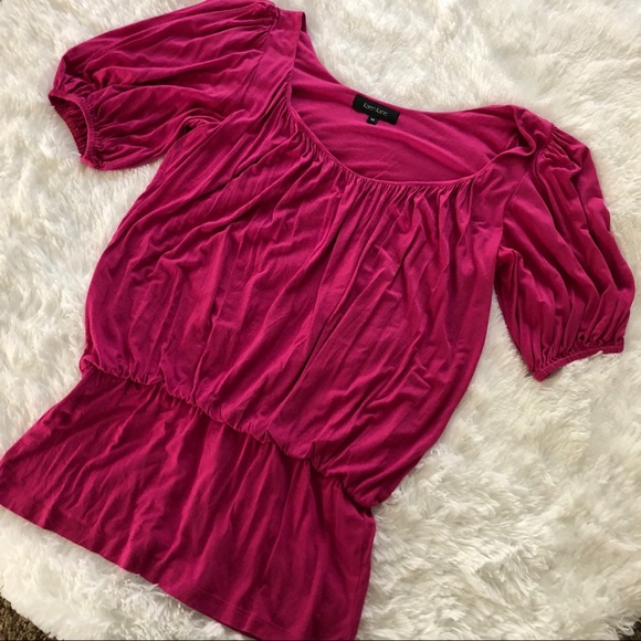 Karen Kane Tops - Karen Kane Hot Pink Top